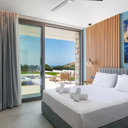 Villa Cresto Iconic Villa, With Heated Whirlpool, By Thinkvilla Angeliana (Crete)