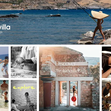 Villa Cresto Iconic Villa, With Heated Whirlpool, By Thinkvilla Angeliana (Crete)
